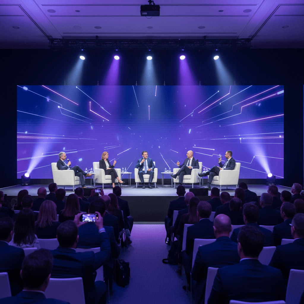 Conference keynote event generated by Agend Studio